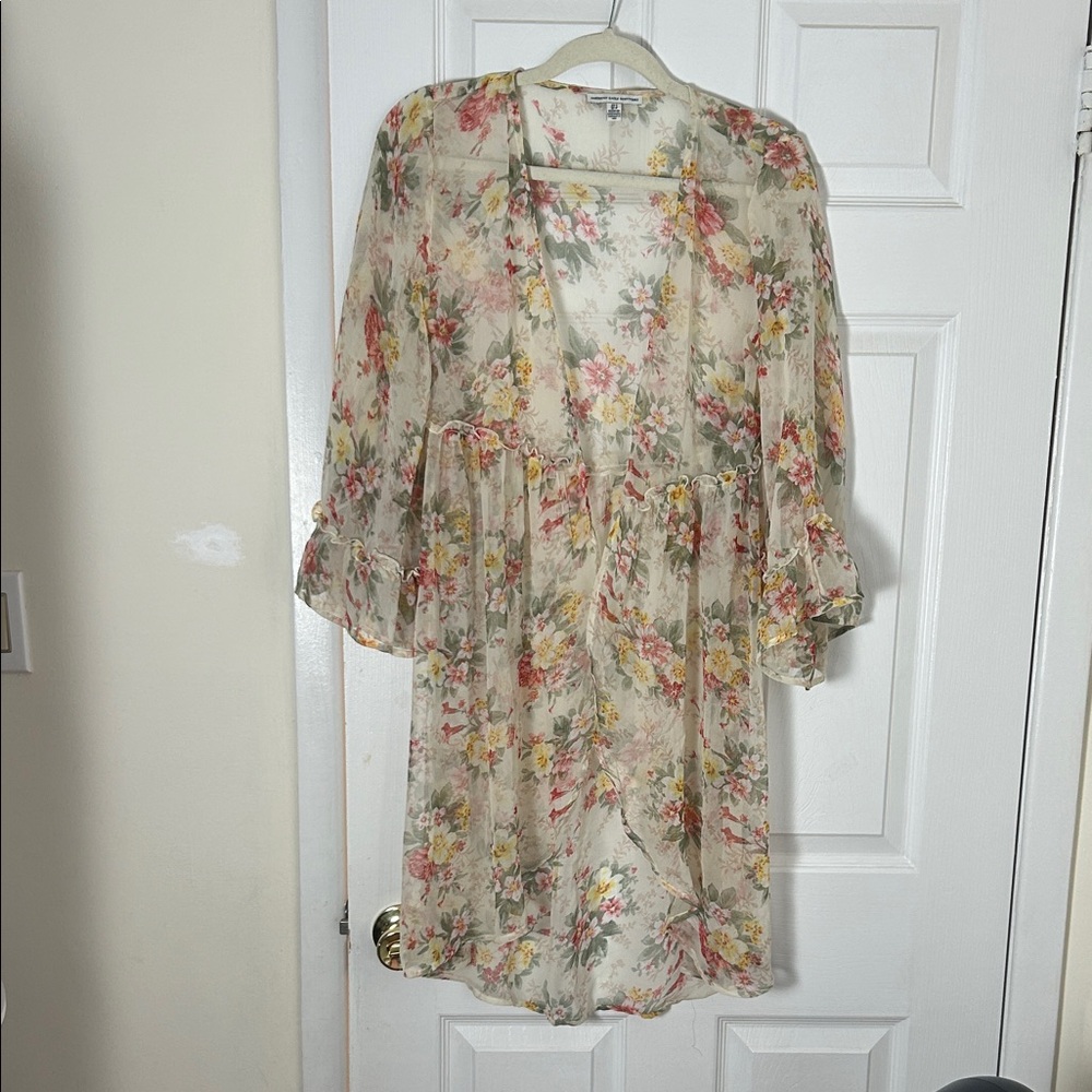 American Eagle Outfitters Floral Kimono Top - Multicolor